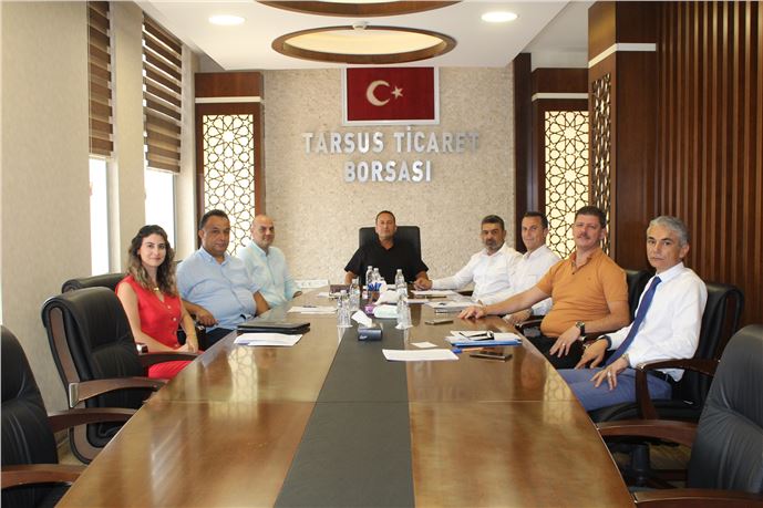 Tarsus Ticaret Borsası Yönetim Kurulu Olağan Toplantısında Son Bir Yılı Değerlendirdi
